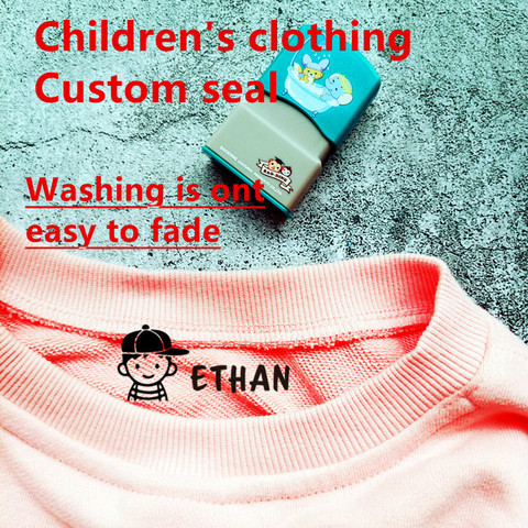 Name Stamp for Kids Clothing Custom Name for Baby Student Clothes  Children's Seal Personalized Waterproof Non-fading Stamps - AliExpress