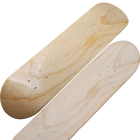 7-9 Layers Maple Skateboard Deck Double Rocker Mini Cruiser Dance Skateboards Natural Maple Wood Skate Board High elasticity ► Photo 1/6