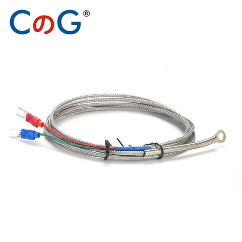 CG 5mm Hole 1m 2m 3m 5m Washer Gasket Type Probe K J Temperature Thermo Sensor Cable for Industrial Temperature Controller ► Photo 1/6