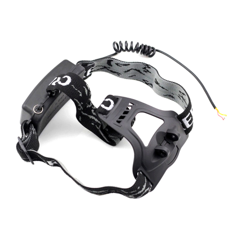 Head Strap Head Band Strap holder for LED Flashlight torch to Headlamp front head light Elastic Strap with 18650 cell box ► Photo 1/4