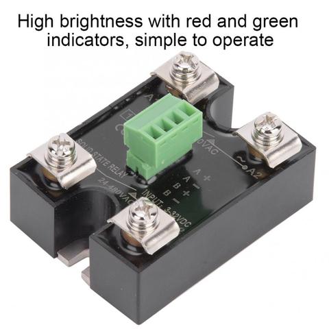 10DA 25DA 40DA SSR Dual Channel DC 3-32V Control AC 24-480V Single Phase AC Solid State Relay ► Photo 1/6