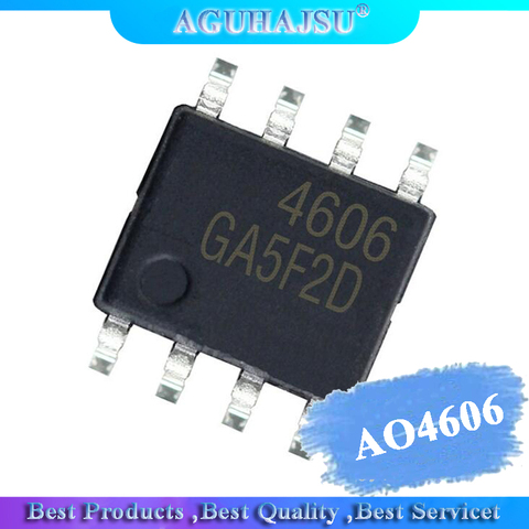 10pcs AO4606 AO 4606 MOSFET SOP-8 N + P channel MOS tube New Original ► Photo 1/1