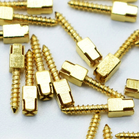 Dental Golden Plated Screw Post 50pcs in bag  Screw Post Key Dental pins Supplies dental materials ► Photo 1/6