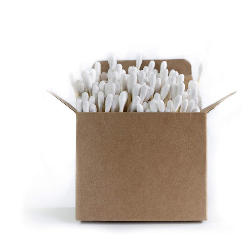 100PCS Cotton Swab Disposable Tube Double-Headed Bamboo Cotton Soft Cotton Ear Two Tips Bamboo Cotton Swabs ► Photo 1/6