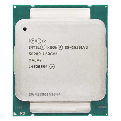 Intel Xeon E5-2630LV3  E5 2630LV3 E5 2630L V3 CPU 8-cores 1.80GHZ 20MB 22nm LGA2011-3  processor ► Photo 1/3