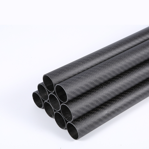 2PC Length 250mm twill matte carbon fiber tube drone accessories OD5mm 6 8 9 10 12 14 16mm 18mm factory direct sales CNC cutting ► Photo 1/6