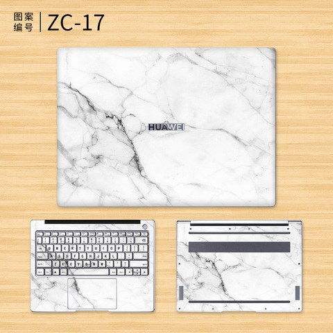 Marble Laptop Sticker Skin for Huawei MateBook 13 X Pro D14 D15 Decorative Notebook Stickers for Huawei Mate Book 2022 Funda ► Photo 1/6