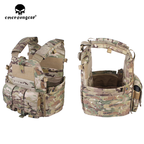 Emersongear 094K M4 Pouch Type Tactical Combat Vest Hunting Airsoft Body Armor Molle Plate Carrier Military Army  police vest ► Photo 1/6