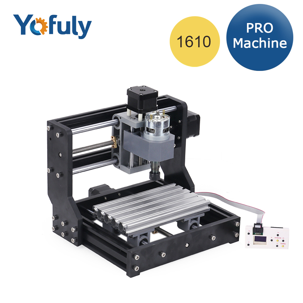 3 Axis DIY CNC 1610-PRO Router Mini Mill Wood Carving Engraving Milling Machine 