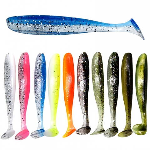 10pcs/Lot Soft Lures Silicone Bait 6cm/1.2g  7cm/2g  Goods For Fishing Sea Fishing Pva Swimbait Wobblers Artificial Tackle ► Photo 1/5