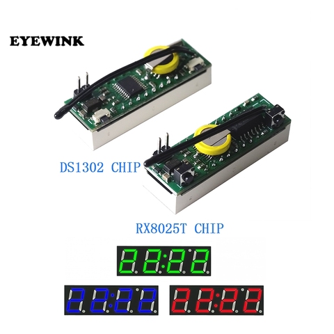  3 In 1 LED DS1302 RX8025T Digital Clock Temperature Voltage Module DIY Time/Thermometer/Voltmeter DC 5-30V ► Photo 1/4