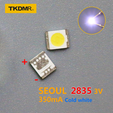 TKDMR 20pcs For SEOUL LED Backlight 1W 3V 3528 2835 131LM Cool white For LED LCD Backlight TV Application LED LCD TV Backlight ► Photo 1/5