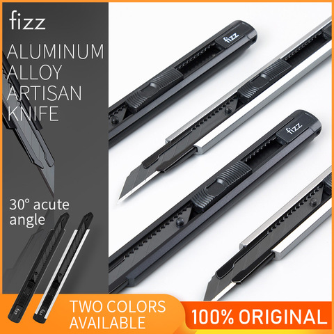 Fizz Aluminum Alloy Utility Knife Art Knife Paper Cutter Metal Blade Self-Locking Design Angle With Fracture Cutter ► Photo 1/6