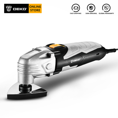 DEKO 220V DKOM40LD1/2  Variable Speed Electric Multifunction Oscillating Tool Electric Trimmer Saw with Accessories ► Photo 1/6