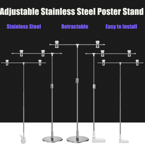 Photography Photo Backdrop Stands Adjustable T-Shape Background Frame Support System Stands With Clamps for Video Studio ► Photo 1/6