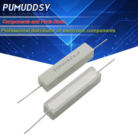 10PCS 10W Cement resistance resistor 1 2 5 8 ohm 1R 2R 5R 8R ► Photo 1/2