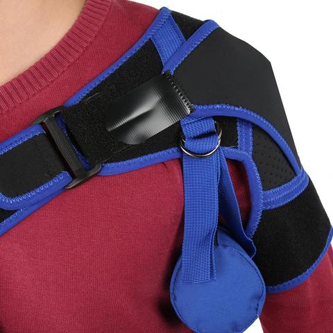 Adjustable Breathable Care Single Shoulder Support Belt Left/Right Shoulder Bandage Protector Joint Pain Injury Strap Band Pad ► Photo 1/6