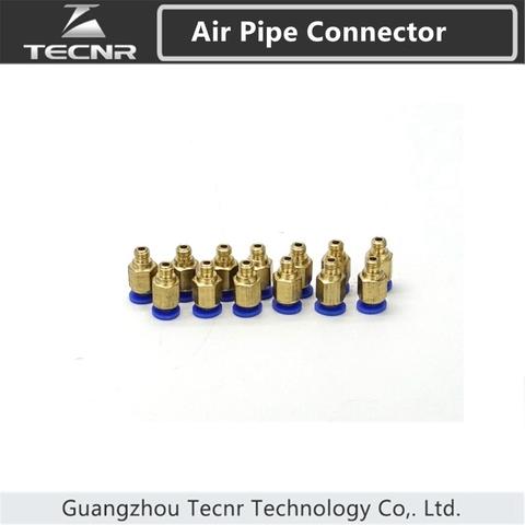 PC Air Pneumatic  4mm M6 Hose Tube Male Thread Air Pipe Connector Quick Coupling Brass Fitting ► Photo 1/1