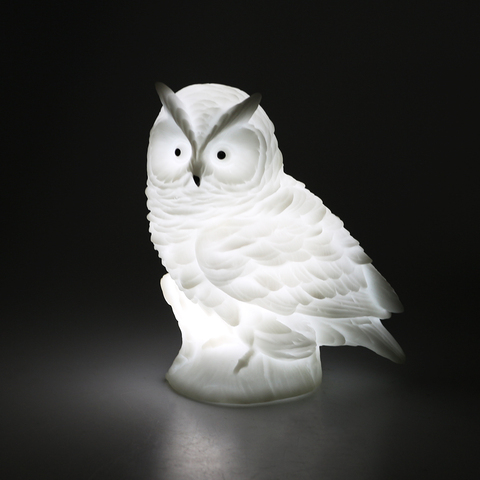 SXZM LED Simulation Owl Night Light DC 5V Table Artificial Children Gift Animal Lamp Decoration For Home sleeping bedroom dorm ► Photo 1/6