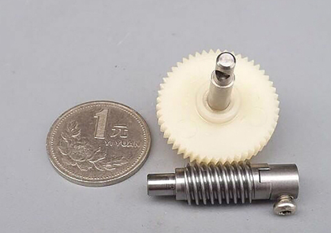 Plastic Worm Reduction Gear Set Metal Wheel Speed Reducer Gearset For DIY Accessory 1Set ► Photo 1/6