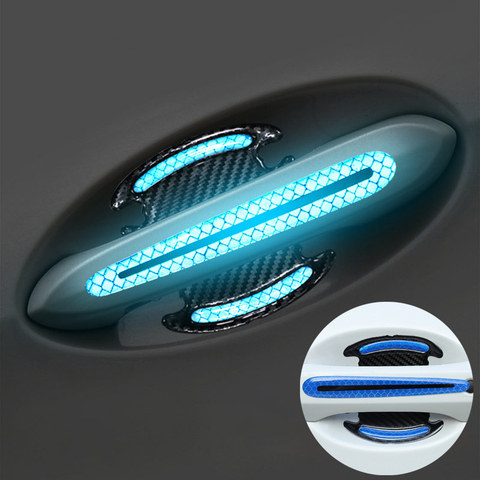 Car Door Handle Bowl Safety Sticker Reflective Strip For Chevrolet Cruze OPEL MOKKA ASTRA J Hyundai Solaris Accent ► Photo 1/6