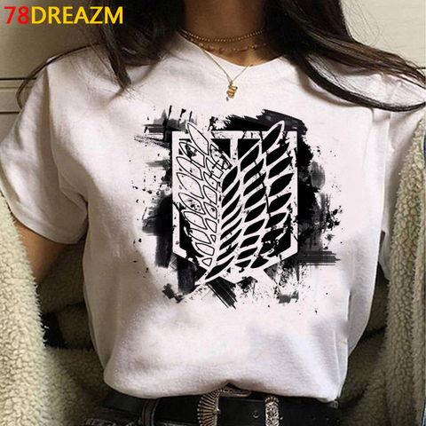 2022 Hot Japanese Anime T Shirt Men Attack on Titan The Final Season T-shirt Kawaii Cartoon Titans Attack Graphic Tees Male ► Photo 1/6