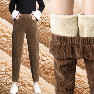 2022 Fashion Women Winter Warm Long Pants Fleece Thick Leggins