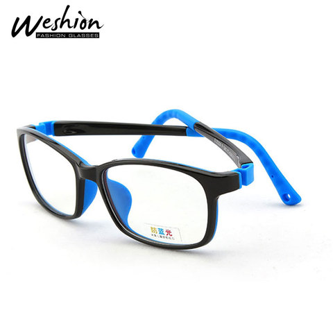 Kids Blue Light Glasses Boys Super Light Optical Frame Flexile Without Hing Glasses Anti Glare Reading Glasses UV Protection ► Photo 1/1