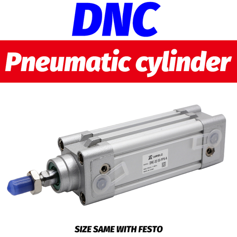 FESTO type DNC-32-40-PPV-A FESTO DNC-50-125-PPV-A cylinder pneumatic components bore 32 40 50 25-320 stroke DNC-40-80-PPV-A ► Photo 1/6