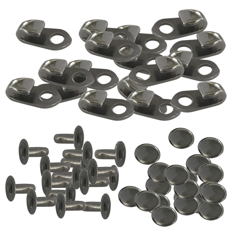 20 Sets Boot Hooks Fittings With Camp Hiking Climb Repair Buckles ► Photo 1/6