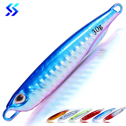 Sougayilang 10g 15g 20g 30g 40g Jigging Lure Metal Fish Bait Saltwater Fishing Lures Casting Jig Sea Fihsing Boat Fishing Tackle ► Photo 1/6