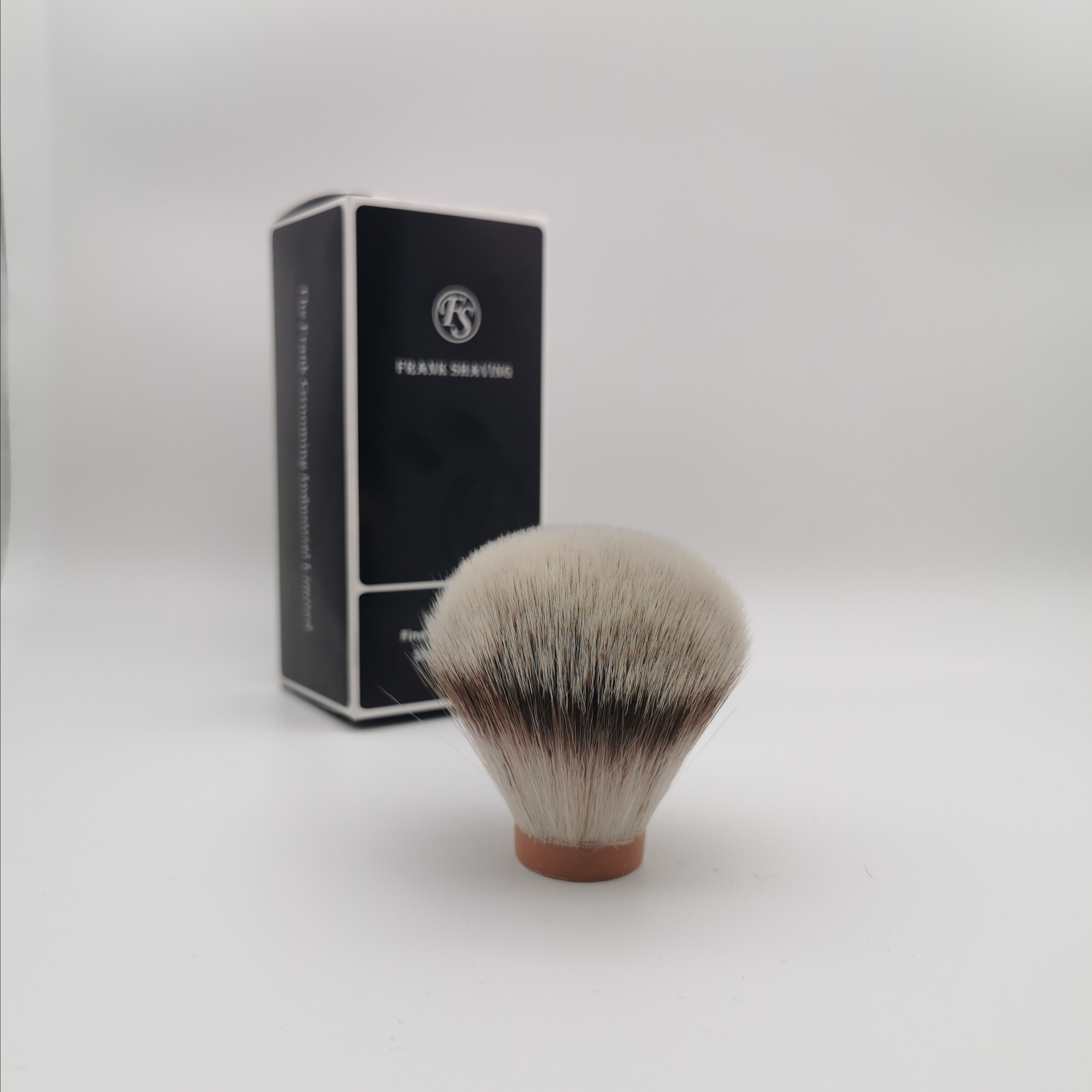 FS-G4, Single Synthetic Fiber Hair for Wet Shaving brush(Faux Silver Tip)24mm+FREE SHIPPING ► Photo 1/4