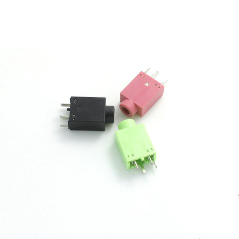 10pcs 3.5mm Female Audio Connector 5 Pin DIP Headphone Jack Socket PJ-358  PJ358 ► Photo 1/1