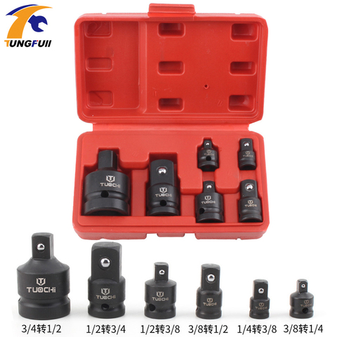 Buy Online 1set Impact Socket Adaptor 1 2 To 3 8 3 8 To 1 4 3 4 To 1 2 Socket Convertor Adaptor Reducer For Car Bicycle Garage Repair Tool Alitools