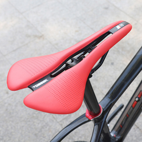 Bicycle Seat Saddle Racing Road Cycling Hollow Shockproof Saddle Pad Women Men Padded Biking Saddle Fixed Gear ► Photo 1/6