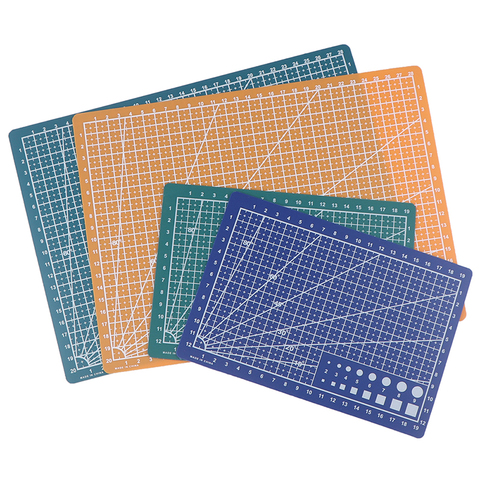 A4 Double Sided Cutting Mat Durable Pad Patchwork Tool Handmade Plate Dark School Supplies 22x30cm Grid Lines Board ► Photo 1/6