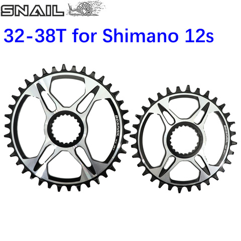 Snail Chainring for Shimano Direct Mount 12s 12 speed crankset M6100 M9100 M9120 M8100 M8120 M8130 M7100 MT900 XTR SLX ► Photo 1/6