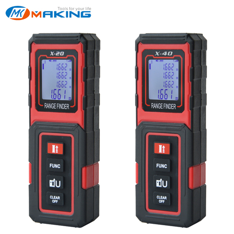 MAKINGTEC Laser Meter Laser Distance measure 40M Digital Tape Measuring Device Laser Roulette Digital RangeFinder Tape Measure ► Photo 1/6