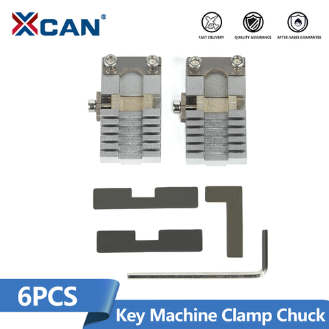 XCAN one pair vertical key chuck tools for special key key clamp for car and special hard key cutting locksmith tools ► Photo 1/6