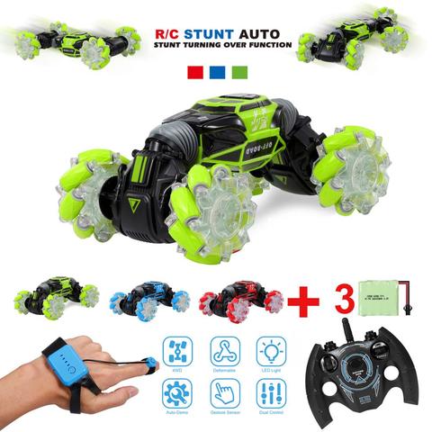 RC Stunt Car 4WD Watch Gesture Sensor Control Deformable Electric Car  Remote Control RC Drift Car with LED Light for Kids Gift - Price history &  Review