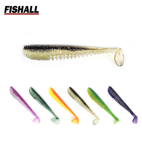 Soft Lure Awaruna 60mm 75mm 90mm 100mm Double Color Salt Fish Smell Silicone Fishing Bait ► Photo 1/6