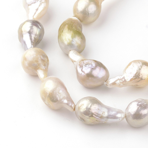 1 Strand Natural Keshi / Baroque Pearl Beads Strands Cultured Freshwater Pearl for DIY Necklace Pendant Jewelry Making ► Photo 1/6