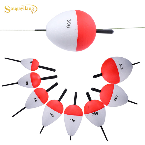 Sougayilang 8pcs/lot Fishing Floats Set 1-30g Sea Fish Float with Sticks Pesca Fishing Tackle Accessories ► Photo 1/6