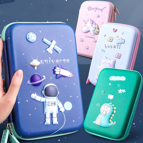 Unicorn Pencil Cases Kawaii School Pencil Case Student Pencilcases Stationery Trousse Scolaire School Supplies Cute Pencil Box ► Photo 1/6