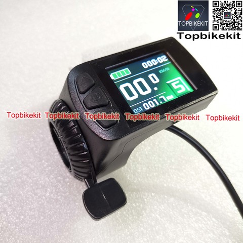 KT display KT LCD9 Color Display Meter with Right/Left Throttle 24V/36V/48V for Electric Bicycle KT-LCD9 display KT LCD4 KT LCD3 ► Photo 1/6