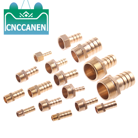 Hose Barb Tail 6/8/10/12/14/16/19/25MM Brass Pipe Fitting 1/8