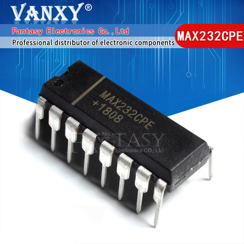 10PCS MAX232CPE DIP16 MAX232C DIP MAX232 DIP-16 MAX232EPE RS-232 Drivers/Receivers new and original ► Photo 1/5