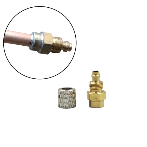 Nozzle Solder Connector for 4mm OD Copper Pipe for Hydraulic Oil Cylinder RC 1/12 Trailer Car Parts ► Photo 1/6