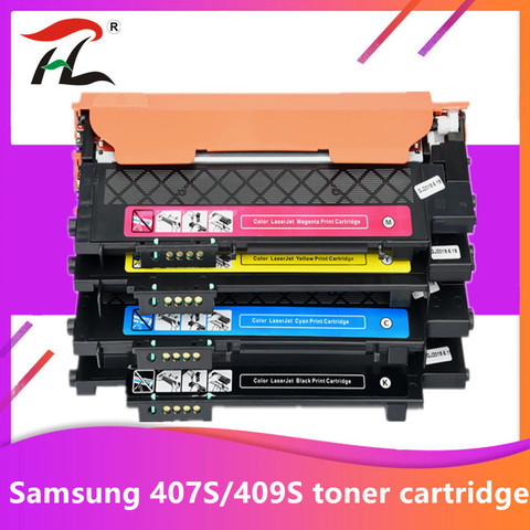 Compatible CLT-407S 409S K409S clt-k407S K407S 407s toner cartridge for Samsung CLP-320 CLP-325W CLX-3185FW CLP-310N CLX-3170 ► Photo 1/5