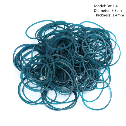 Blue Elastic Hair Band Rubber Bands Office Rubber Ring Strong Stationery Holder School Supplies Rubber Bands ► Photo 1/5